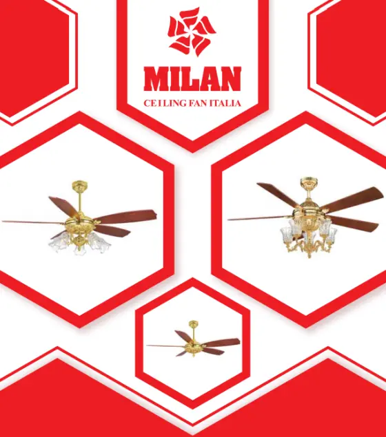 QUẠT TRẦN MILAN - ITALY